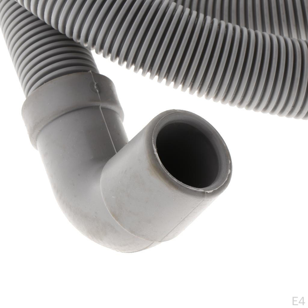 Discharge Hose, Fit Drain Hose with Bracket , Heavy-Duty Flexible