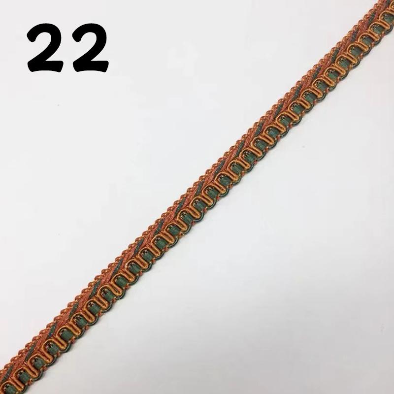 15 Meter Quastenfransen-Spitze im europäischen Stil Besatzkante Band für DIY Nähen Bekleidung Vorhang Sofa Kissen Polsterhandwerk Dekor