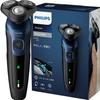 Philips Electric Shaver 5000 Series Beard Trimmer Men (27 Blades Rotary Suitable Wet Shaving Washable) S5445/03 Black