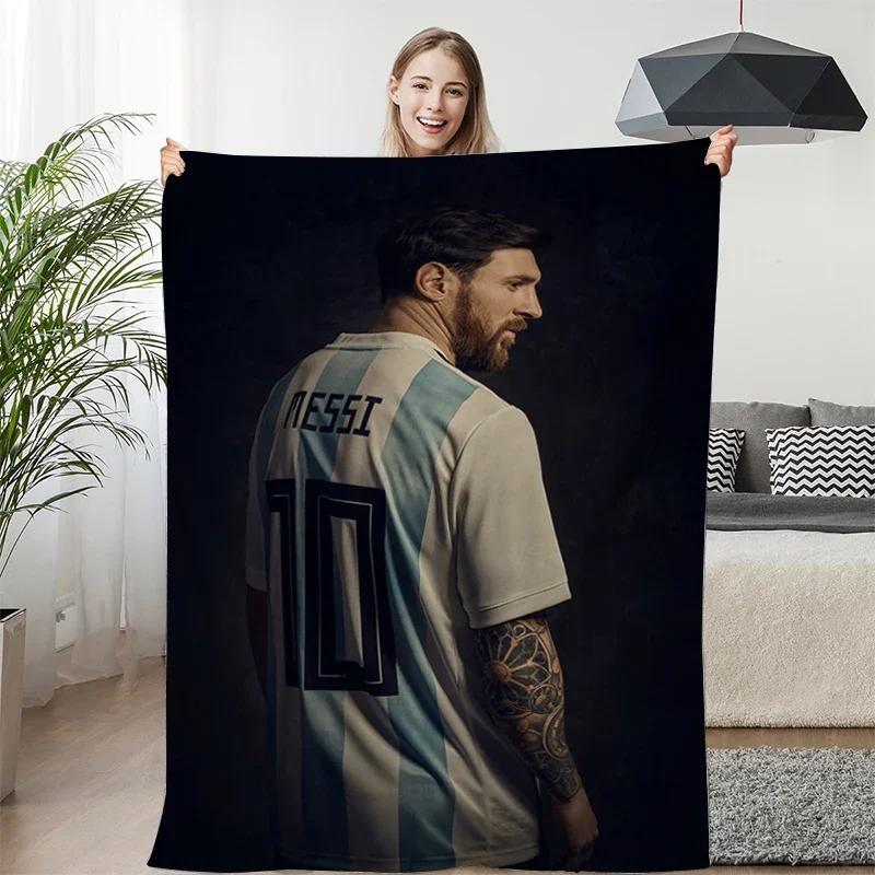 Winterdecke Sofa Messi Digitaldruck King Size Warm Knie Bett Fleece Camping Benutzerdefiniert Flauschig Weich Decken Mikrofaser Bettwäsche