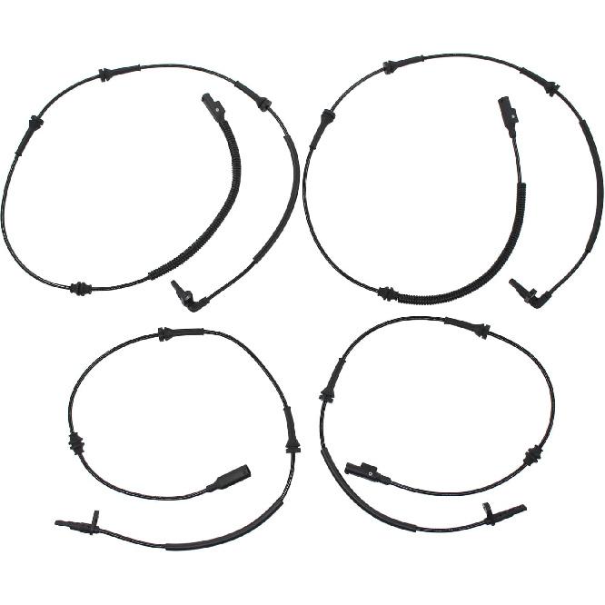 Front and Rear Driver and Passenger Side ABS Sensor for Jeep Compass 2017-2022