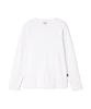 Avirex Daily Rib Crewneck Tee and Size White (Antibacterial Odor-Resistant), Men's Small, 6153481,