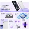 FUNSEDY Android 15 A523 Subțire și Ușoară Android GMS Widevine Incell IPS Bluetooth Față OTG Wireless Split Copil Alb Tabletă Wi-Fi de 10 inci,