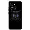 Black Silicone Case For Tecno Spark 40C Cases Wolf Luxury Protective Soft Back Cover For Tecno Pop 9 4G Case 6.67" Animal Fundas