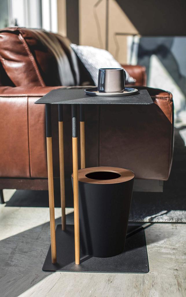 Yamazaki Jitsugyo Side Table Black W35XD35XH55cm Plain 4804 (Yamazaki)