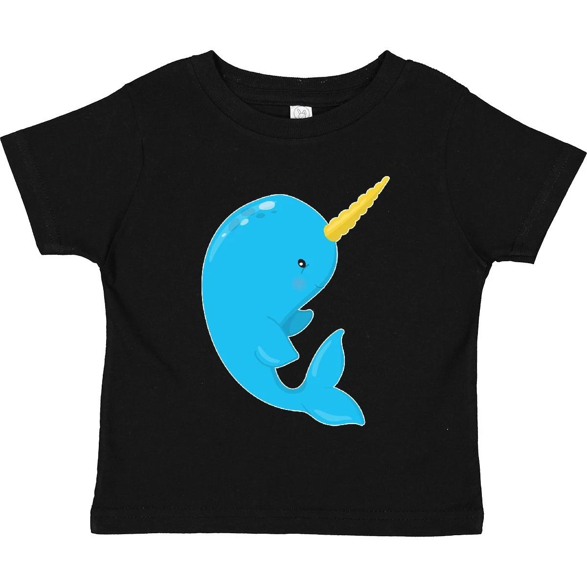 

Inktastic Narwhal Toddler T-Shirt Winter Animals Arctic Cold Snow Whale Horn Kid 140