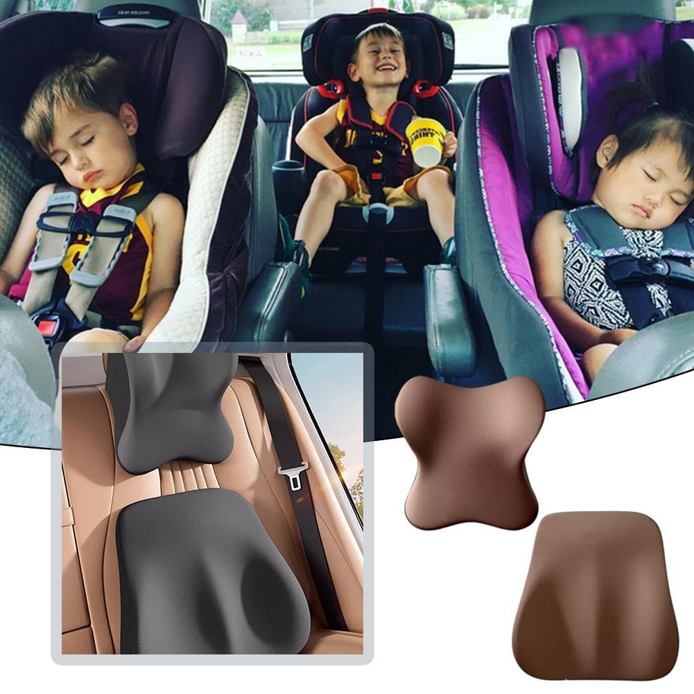 

Car Memory Foam Headrest Pillow& Lumbar Cushion Neck Pillow Seat Support Comfortable Multi-occasion Interior Accessorie