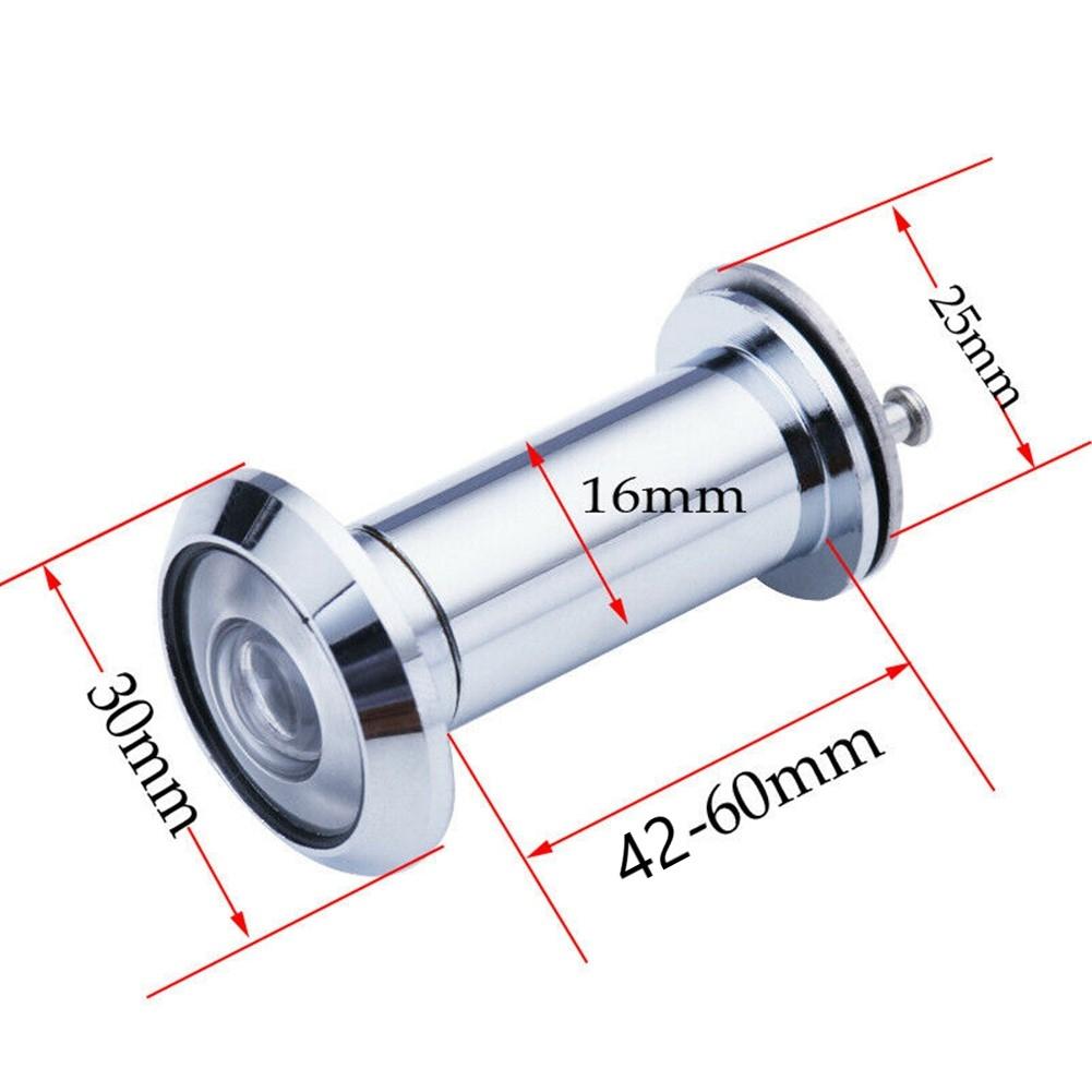 Door Peephole Door Viewer Adjustable Glass Lens Eye Sight Hole Wide Angle Viewer