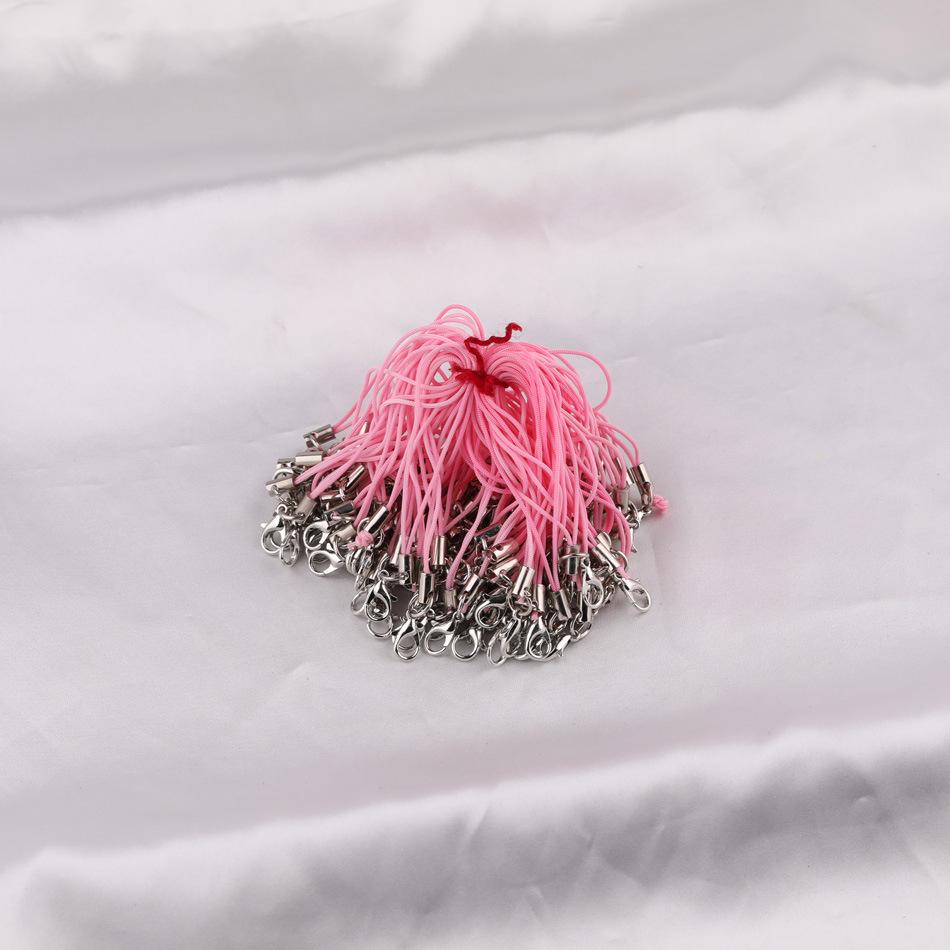 Multicolor Lobster Clasp Mobile Phone Lanyard - DIY Handmade Rope for Jewelry Accessories