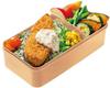 Skater Okazu Nokke Bento Structured Wood Light Box, 580ml, Grain, Brown, SLLB6M-A