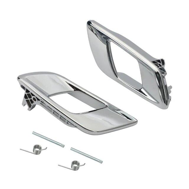 Car Door Inner Handle Silver and Chrome For Ford Pickup Ranger Mazda Bt50 2012- Everest 2015- Car Interior Accessories
