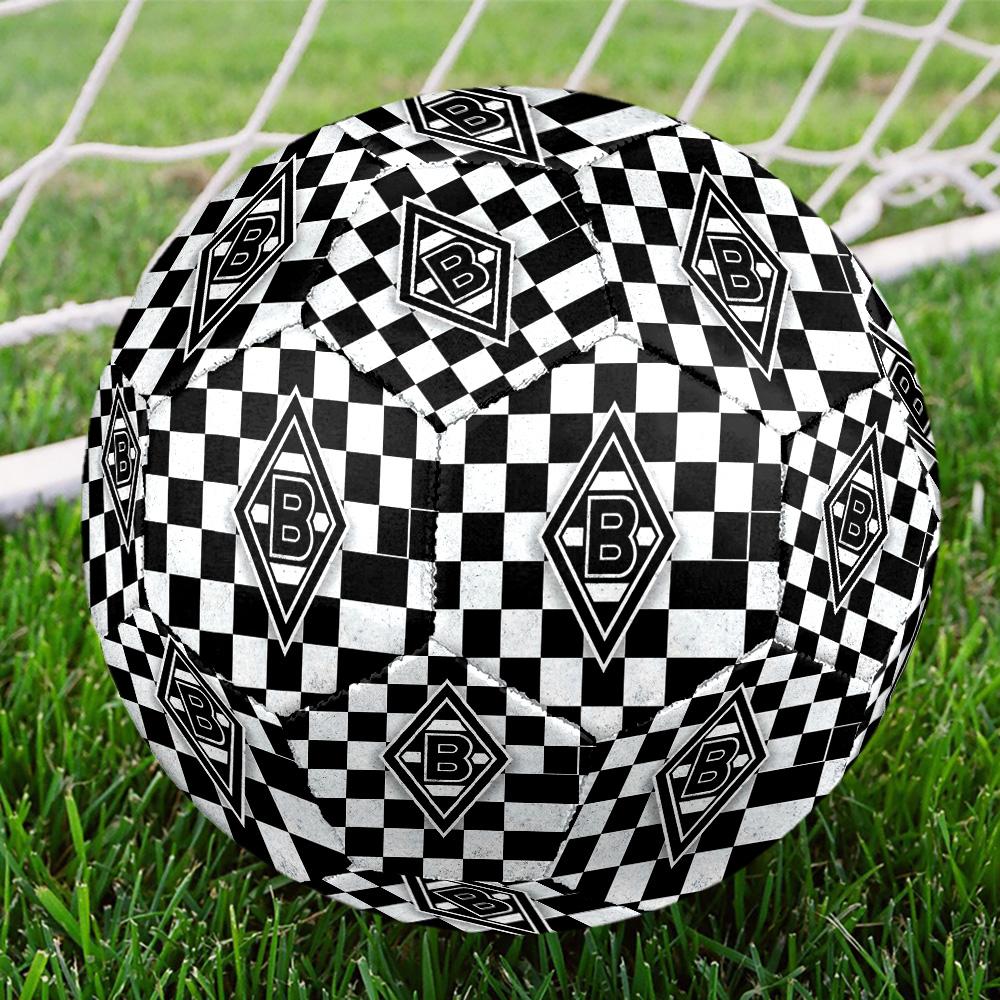 BMG posterSoccer Ball Colorful All Ages Machine Stitched PVC Competition Ready Durable High-Bounce