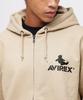 Avirex Bear Snowboard Hoodie Large 040 Beige (Web Exclusive) Men's 783-4231007