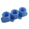 3 Cavities Silicone Molds Temperature Resistant Easy Demolding For Making Candle Soap Chocolate Baking Resin Casting