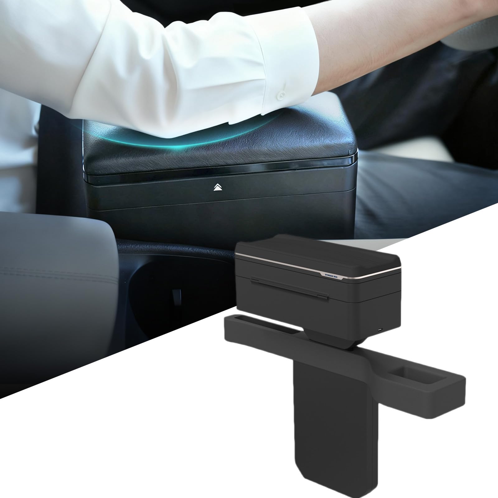 LFOTPP Car Armrest for Toyota Gap Height Smartphone Wireless Insertable Armrest Easy Crown Sport Center Console Gap Crown Sedan Storage Car Supplies