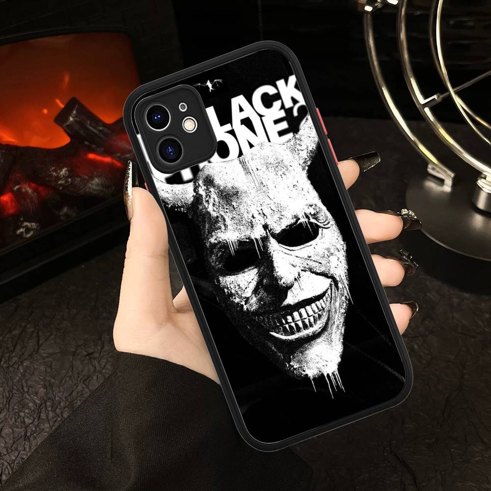 Horror Movie The B-Black P-Phone Phone Cases For IPhone 16 15 14 Plus 13 12 11 Pro Max Matte Oft Bumper Phone Cover
