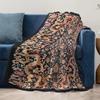 Floral Paisley Pattern Fleece Blanket Soft Warm Throw Bed Sofa Decorative Cushion Cover Gift