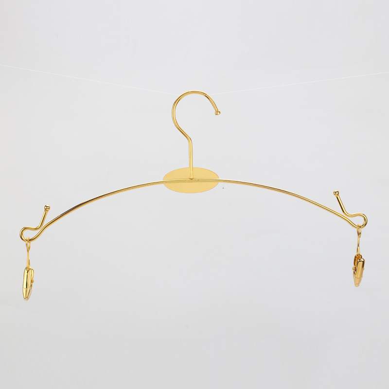 Metal Plated Inner Hanger Bra Clips Portable Bathrooms Cloth Hanger Socks Panty Racks Home Drying Clothes Hanger With Clips