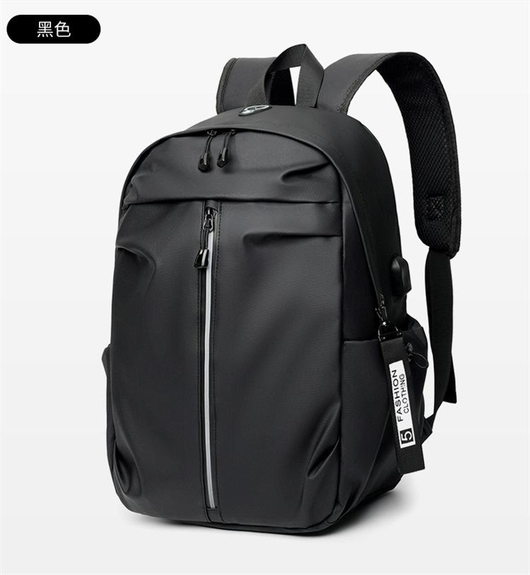 

TS JYL laptop bag,Large Backpack Student School Junior Senior University Cross-Border With pendant чёрный