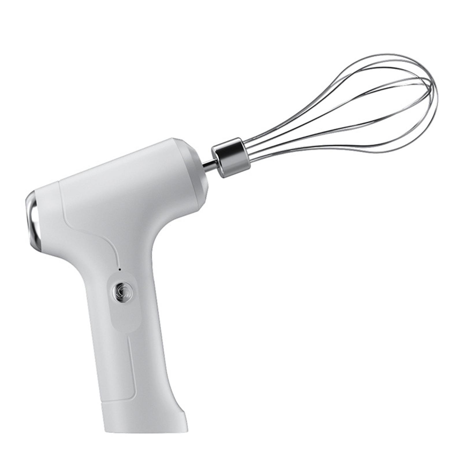 

Versatile Handheld Blending Mixer Effortless Mixing Handheld Electric Whisk Cordless 3 Speeds with Stir Attachments 2