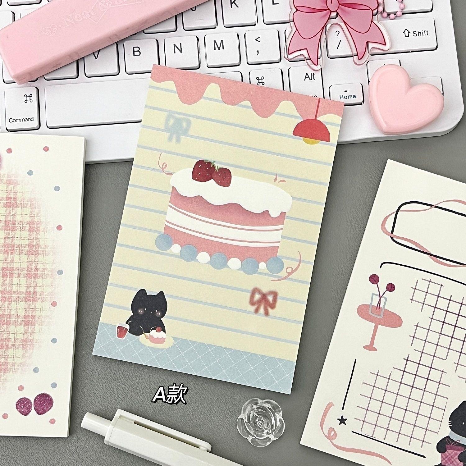 50sheets New Ins Cute Animal Coil Notebook A7 Pocket Notebook Student Mini Portable Horizontal Notebook Japanese Stationery