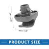 Sun Visor Clip 88217-S04-003ZA for Honda Civic 1996-2008 2pcs Plastic Gray