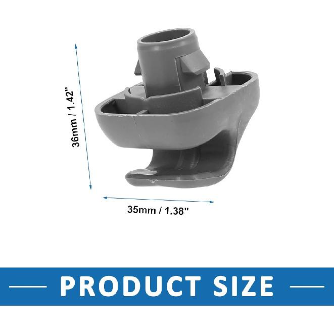 Sun Visor Clip 88217-S04-003ZA for Honda Civic 1996-2008 2pcs Plastic Gray
