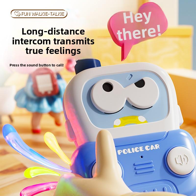 Dziecięce walkie-talkie, walkie-talkie w kształcie samochodu, bezprzewodowy pager rodzic-dziecko jeden-do-jednego, zewnętrzna elektroniczna zabawka interaktywna, prezent dla dzieci