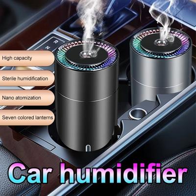 4-in-1 Air Purifier RGB LED Lights Essential Oil Diffuser Car Aromatherapy Humidifier  Bedroom