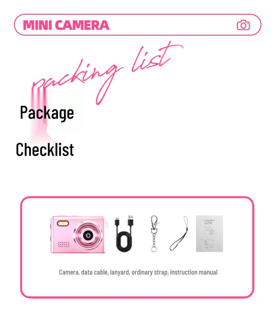 Compact Retro 1080P HD Mini Digital Camera for Students