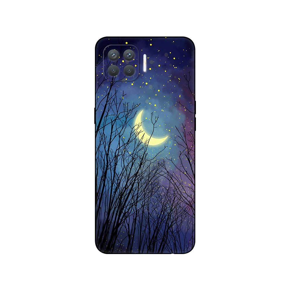 For Oppo Reno4 Lite Case Silicon Phone Case On Oppo F17 Pro Back Cover  Reno 4 Lite 6.43" Black Tpu Case Pink Anime Space Car