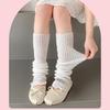 Children's Lightweight Socks Cover Leg Warmer with Ruffled Edges Macaron Color for Girls Spring Summer Wear