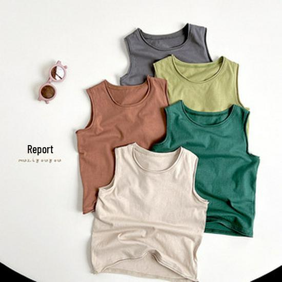 Dětské letní šortky z bavlny a lnu v japonském stylu – Prodyšné, ležérní kalhoty pro chlapce a dívky