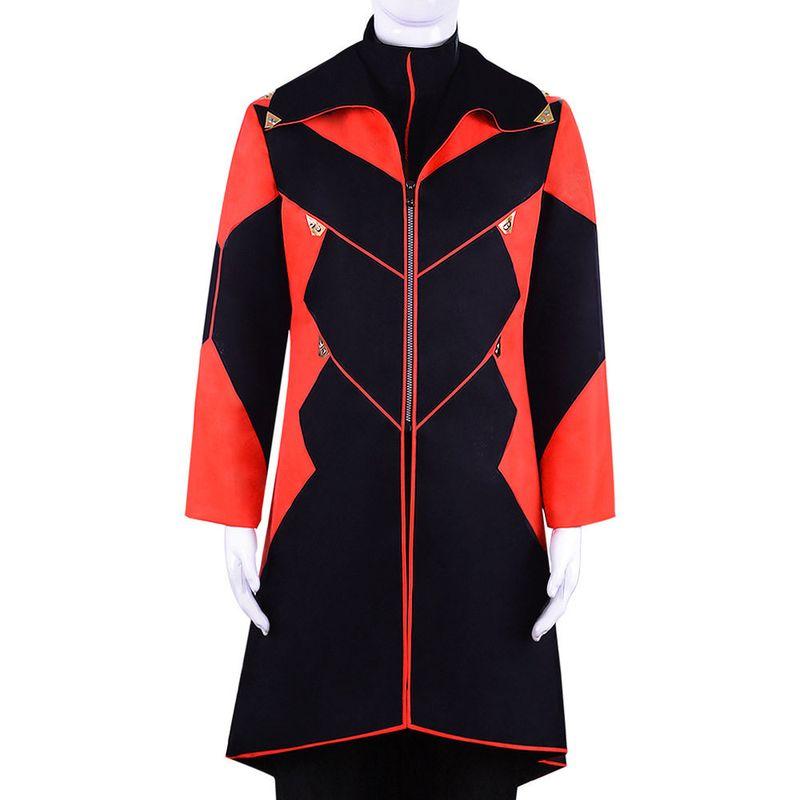 Movie Sonic the Hedgehog 2 Dr. Eggman Cosplay Costume Role-Playing Performance Outfit Cosplay Halloween Costume Dr. Eggman s Windbreaker (Gloves Included) XS