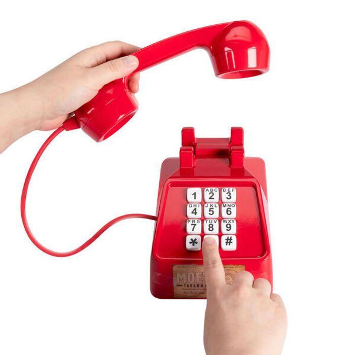 Téléphone - jakks pacific - the simpsons moe - rouge - 1 joueur ou plus - 3 ans et plus