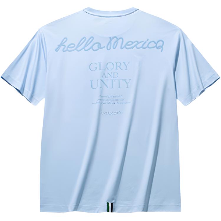 Anta Lifestyle Series Round Neck Pullover Letter Short Sleeve T-Shirt Men Tops 152638104-2