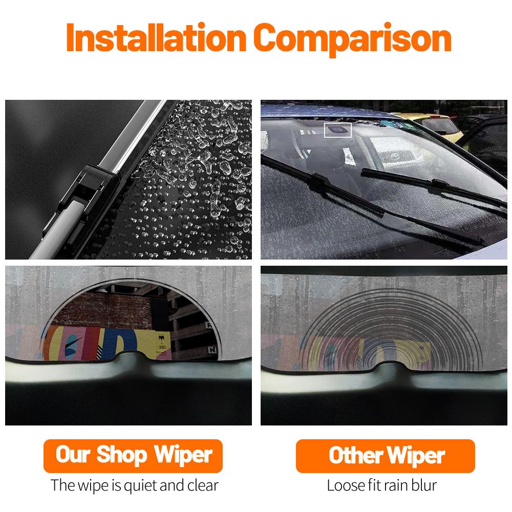 Wiper Front & Rear Wiper Blades For Seat Leon Typ 1P Hatchback 2009 - 2012 Windshield Windscreen Window 26"+26"+11"