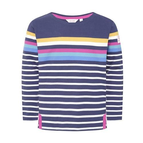 Lazy Jacks Girls Striped Breton Top