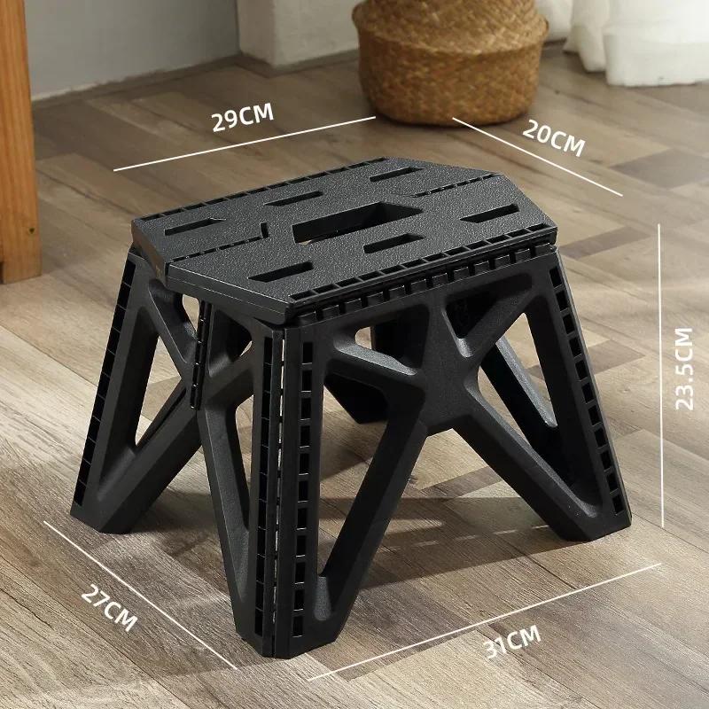 Outdoor Small Stool Portable Folding Stool High Load Bearing Durable Small Chair Fishing Stool Beach Stool Camping Stool