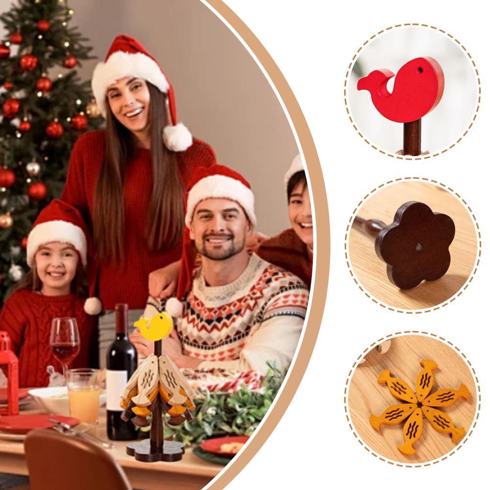 Tree Insulation Mat Solid Wood Dining Table Anti Scalding Mat Pot Mat Festival Gift Creative And Personalized Home Decoration