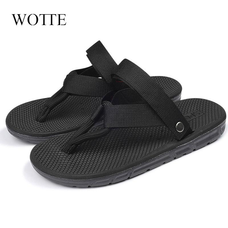 Summer Men's Slippers Slip-On Garden Shoes Breathable Footwear Man Sandals Beach Shoes Flip Flops Quick Dry Flat Shoe Sandalias