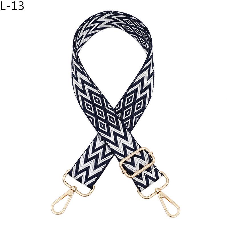 

Цветной жаккардовый ромбовидный регулируемый плечевой ремень для женской сумки - замена ремня для рюкзака, кроссбоди, на одно плечо или на бедро