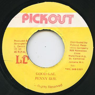 LP Record PENNY IRIE  Good Gal NONE Pickout Jamaica Reggae Ska  Dub Used