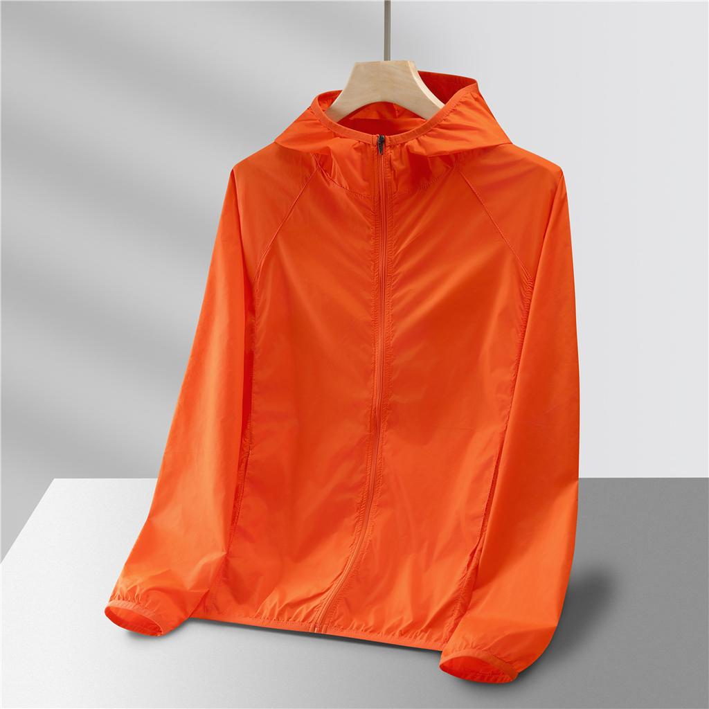 Camping Wasserdicht Sonnenschutz Kleidung Dünn Leicht Atmungsaktiv Fahrradjacke Herren Damen Schnelltrocknend Sportjacke Windjacke