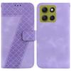 For Motorola Moto G86 5G Stand Case 7-Shaped Pattern Imprint Leather Phone Cover with Strap