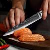 7CR17 Red Resin 8 Inch Japanese Style Kitchen Knife Meat Cutting Knife Material Blue Handle Cuisine