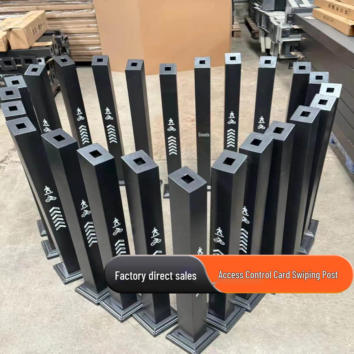 

Умная водонепроницаемая стойка для доступа к двери с распознаванием лиц, сканером отпечатков пальцев и считывателем карт Barrier Small Bracket