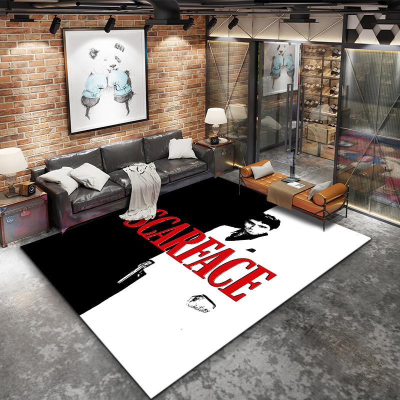 Scarface Carpet Rug For Living Room Bedroom Home Sofa Decoration Kids Play Nonslip Floor Mat