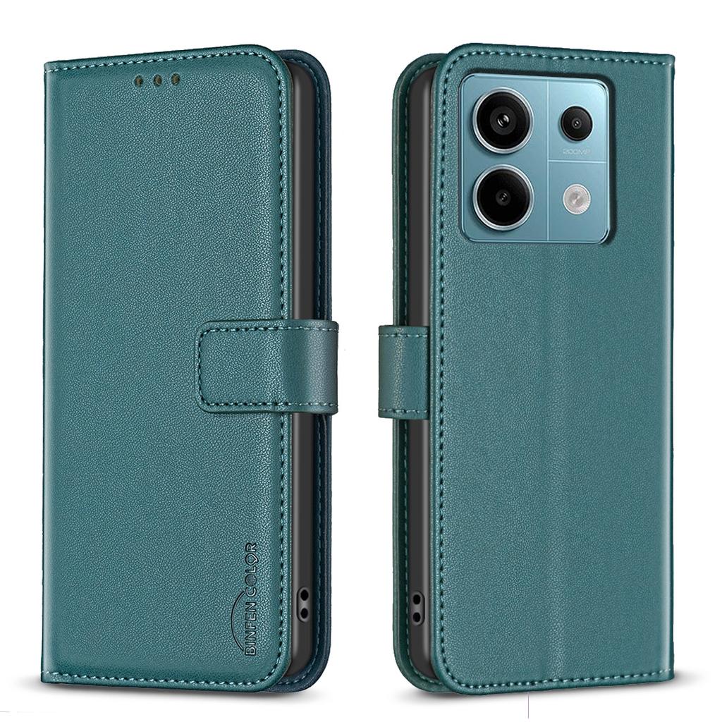 BINFEN COLOR BF17 For Xiaomi Redmi Note 13 Pro 5G/Poco X6 5G Case Wallet Phone Leather Cover