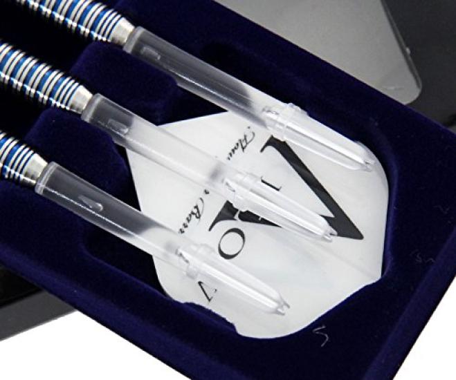 Dynasty A-FLOW SILVER LINE EARTH CERULEAN 2BA Soft Dart Barrel